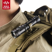 背包挂具edc模组附配件 水袋水管固定支架 MAXGEAR U型手电筒夹