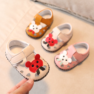软底学步鞋 夏季 婴童 公主鞋 子0 一岁男女宝宝鞋 12个月婴儿凉鞋