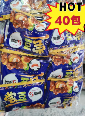 尝豆兰花豆蚕豆休闲吃货8090后傻明牛肉味零食小吃豆类炒货坚果