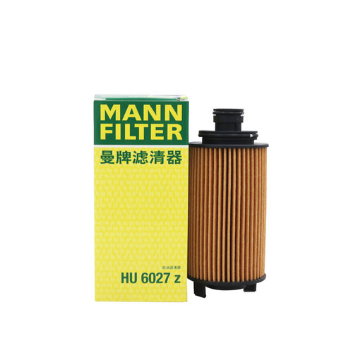 曼牌HU6027Z适配尊名爵锐腾荣威RX5 2.0T骏捷瑞虎7 8机油滤芯格