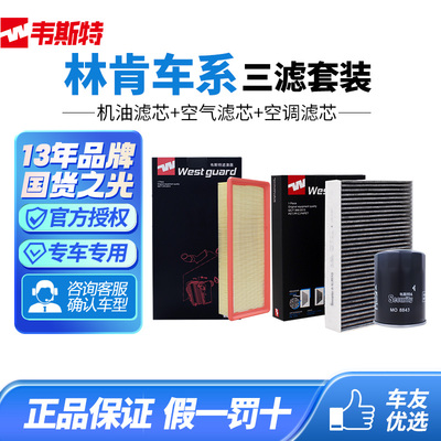 韦斯特林肯空调空气机油滤三滤芯