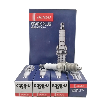 电装镍合金火花塞K20R-U适配夏利 威乐 威志 传祺 远景金刚 4支装