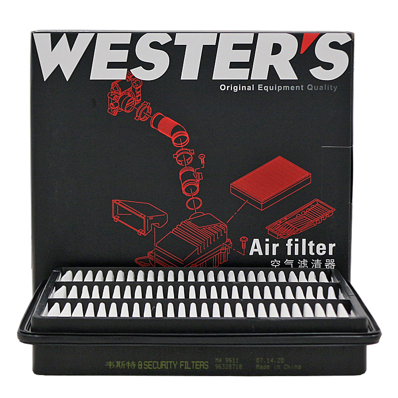 韦斯特MA9611适配景程奇瑞东方之子威麟V5专用空滤空气滤清器滤芯