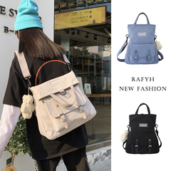 balo da đẹp cho nữ BuyU Dark Fragrance Backpack Nữ chống nước thiêu đốt Hàn Quốc Ulzzang Lar ba lo thoi trang ba lo thoi trang