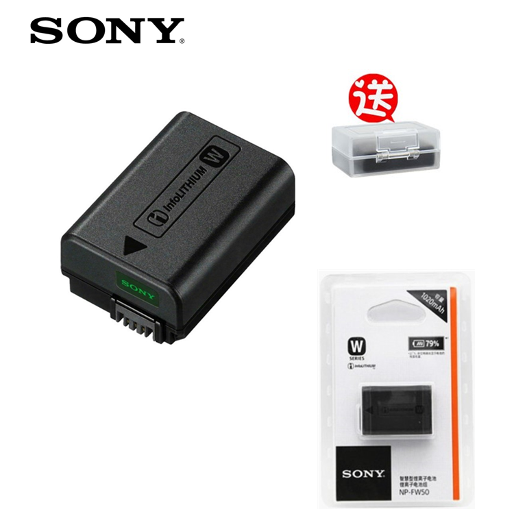 Sony/索尼ILCE-6100L A6000 A6300 a6500微单相机锂电池 NP-FW50-封面