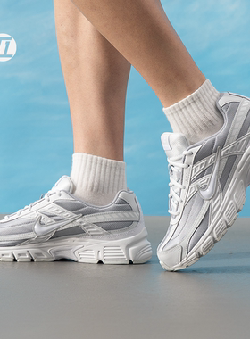 耐克NIKE Initiator 金属银色黑白色男女复古老爹鞋跑步鞋 394055