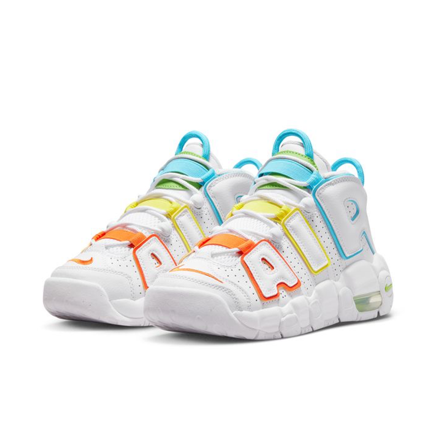 耐克/NIKE AIR MORE UPTEMPO 皮蓬大AIR白黄篮球运动鞋FJ4624-100