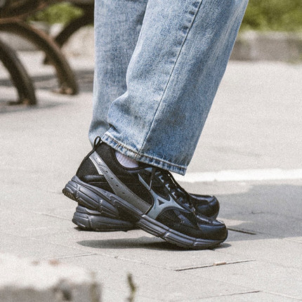 Mizuno/美津浓SPEED轻量减震复古厚底老爹鞋透气跑步鞋 D1GH2230