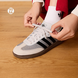 26新款 SAMBA 男女鞋 黑白复古板鞋 IH6815 阿迪达斯 IH9055 ADIDAS