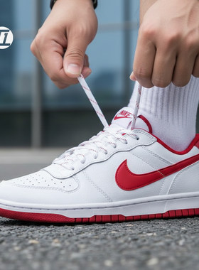 NIKEBIGNIKELOW白红低帮鞋
