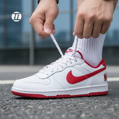NIKEBIGNIKELOW白红低帮鞋