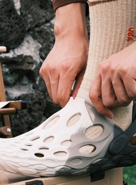 MERRELL迈乐洞洞鞋男款 HYDRO MOC毒液 防滑沙滩凉拖鞋溯溪涉水鞋