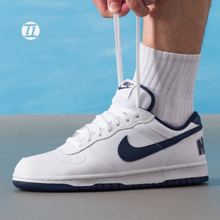 NIKE LOW 黑白男女情侣透气板鞋 耐克 355152 BIG 运动鞋 016 Nike