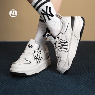 MLB男女同款时尚撞色26春季新款厚底复古百搭学长鞋板鞋3ASXM096N