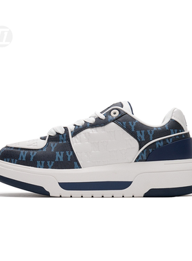 MLB CHUNKY LINER 藏蓝色老花休闲鞋板鞋学长鞋 3ASXCMN4N-50NYS