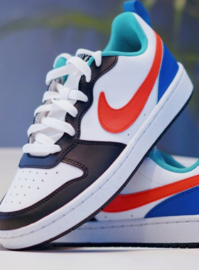 耐克NIKE COURT BOROUGH低帮简版空军一号运动休闲板鞋FZ3136-100