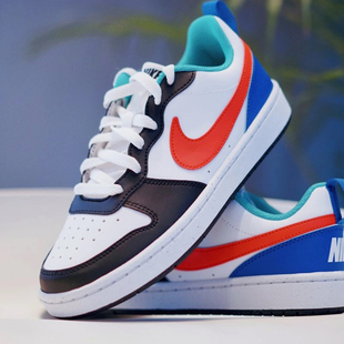 耐克NIKE COURT BOROUGH低帮简版空军一号运动休闲板鞋FZ3136-100