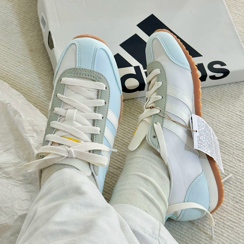 阿迪达斯/Adidas VS JOG 防滑耐磨舒适透气复古T头鞋运动鞋JI2434