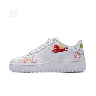 耐克NIKE AIR FORCE 1马年限定空军一号AF1运动休闲鞋IQ1133-111