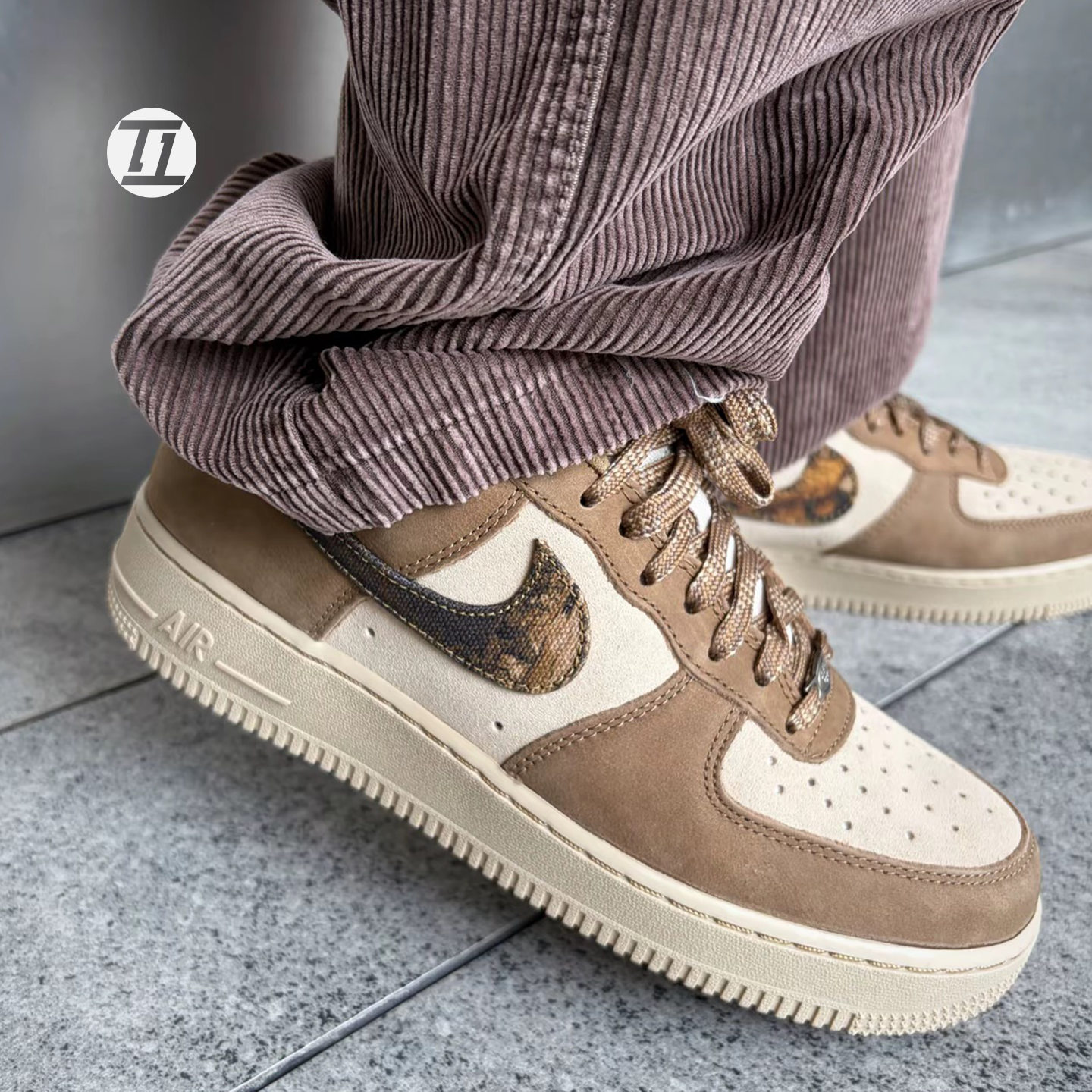 NikeAirForce1RealTree班鞋