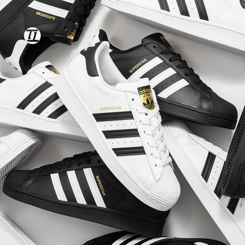 Adidas三叶草阿迪金标贝壳板鞋