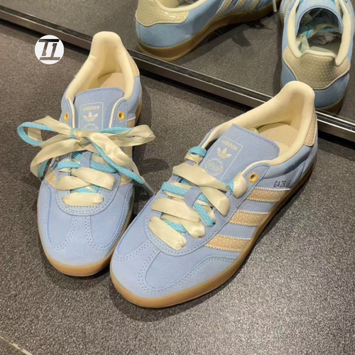 三叶草ADIDAS GAZELLE INDOOR男女款休闲德训T头鞋板鞋 IF1808