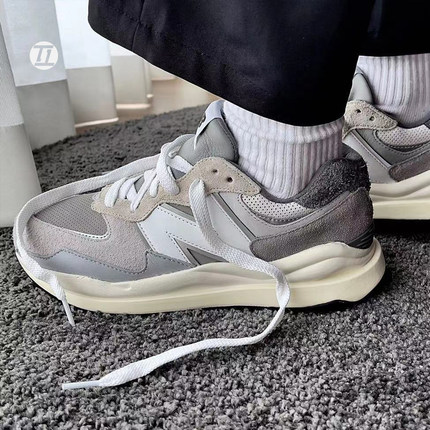 NEW BALANCE NB5740系列男女款灰白色拼接复古休闲跑步鞋M5740TA