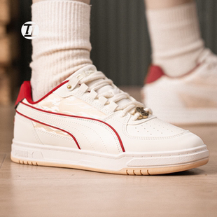 406787 彪马PUMA 男女白红低帮运动休闲板鞋 III新年款 Caven