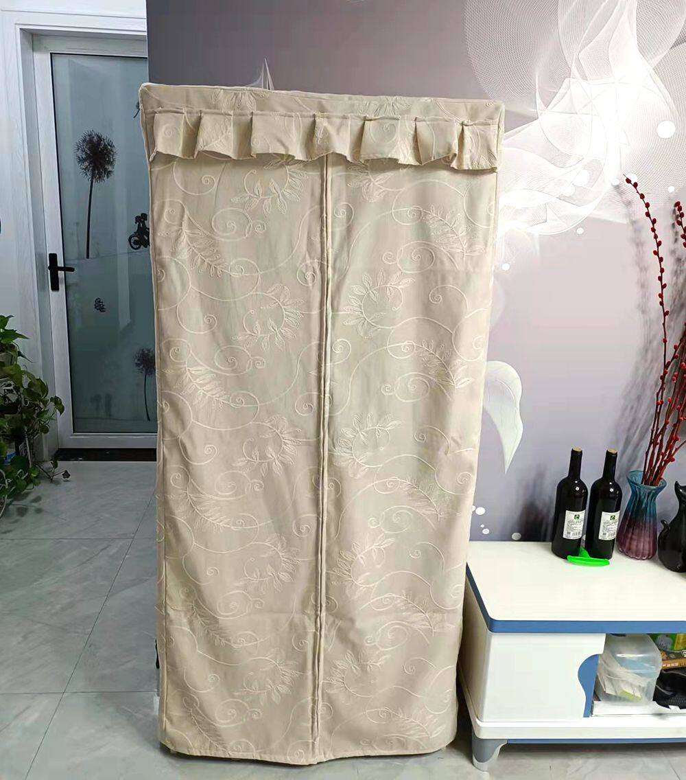 布衣柜罩子棉布套书架外罩套防尘罩定做衣橱亚麻布套家具防尘罩
