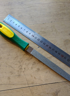 6寸超耐用特级电镀金刚石锉刀 两面平，杨氏金刚石锉刀简装