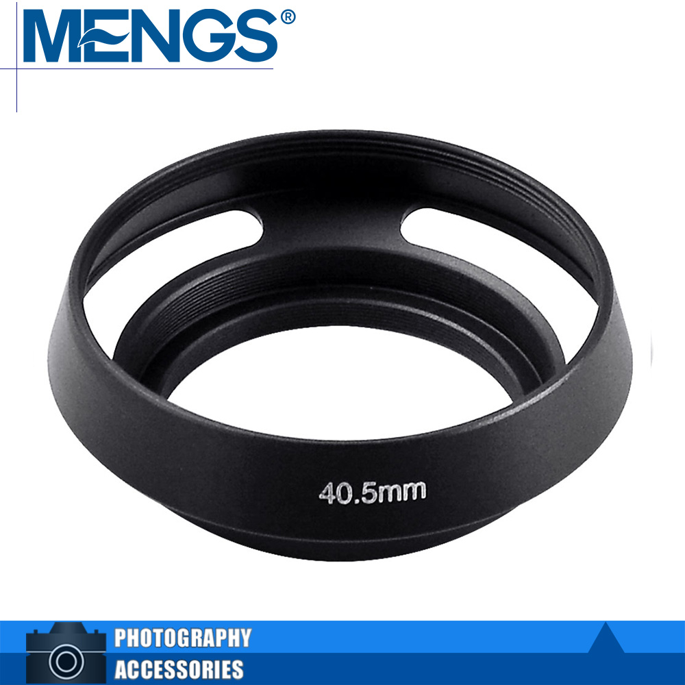 MENGS  40.5/49/52mm全金属镂空莱卡单反相机镜头遮光罩配件