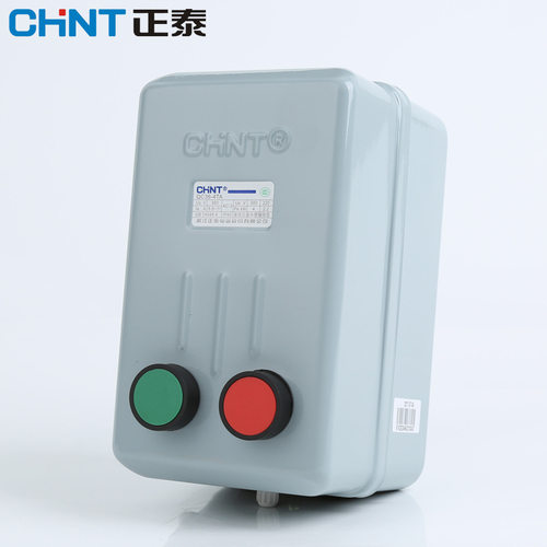 正泰电磁启动器QC36-4TA电动机起动器缺相保护380V三相交流带按钮