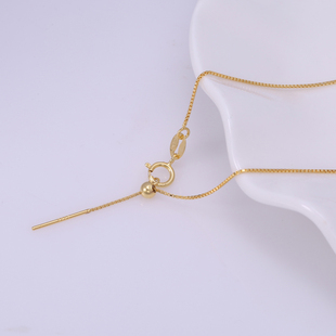 DIY珍珠配件 S925纯银多功能调节链带针银链子盒子链带硅胶调节球