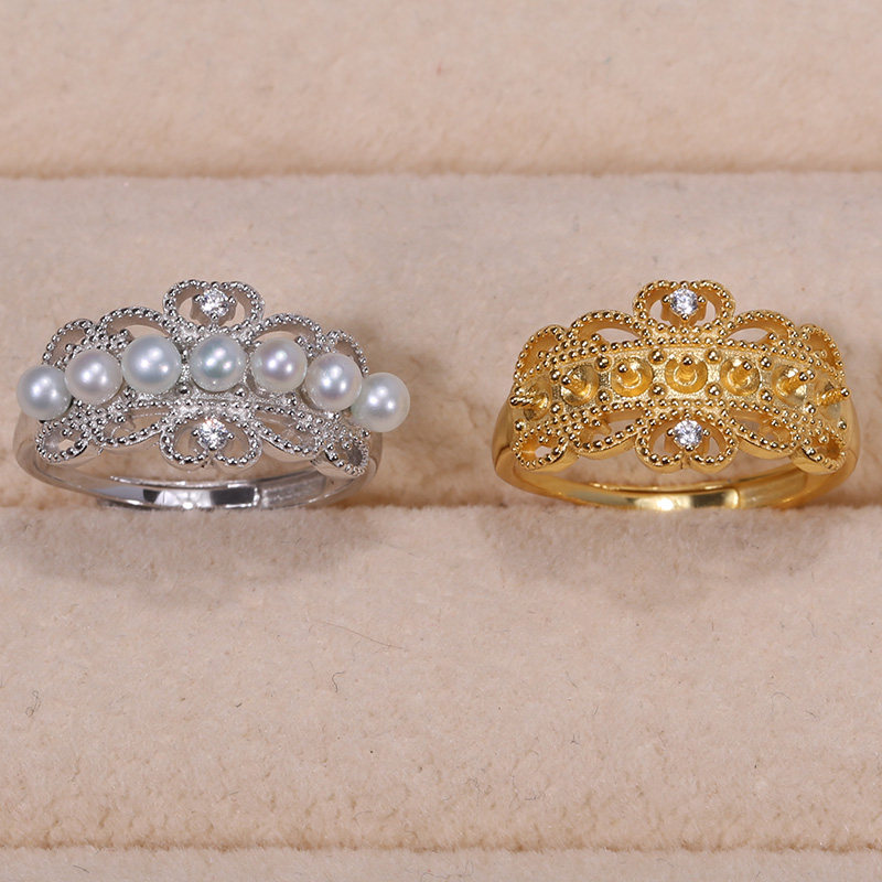 s925纯银戒指环 银饰多珠蕾丝可调节珍珠戒指托DIY手工制作银配件,饰品/流行首饰/时尚饰品新,戒指/指环,淘宝优惠券,粉丝福利购,淘宝优惠卷