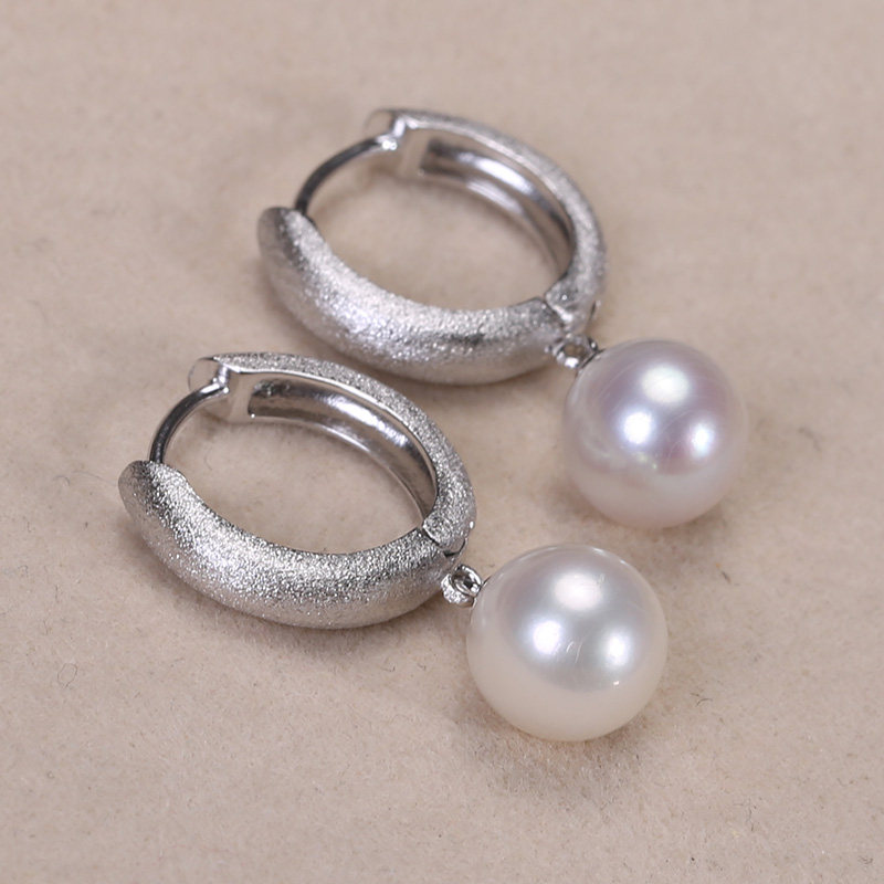 s925纯银银饰耳饰磨砂耳扣配件 珍珠饰品diy手工制作耳坠一对耳环,饰品/流行首饰/时尚饰品新,耳环,淘宝优惠券,粉丝福利购,淘宝优惠卷