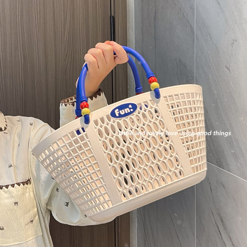 多巴胺洗澡篮便携式大容量浴室储物可沥水学生宿舍洗漱用品收纳篮
