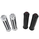 摩托车配件哈雷巡航太子车宗申优米125改装 复古骷髅头金属手把套