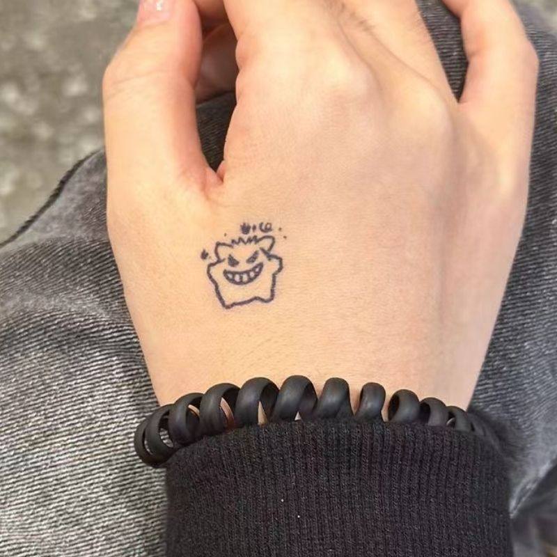 搞怪动物手腕虎口可爱小图案纹身贴纸防水防搓不反光持久维持