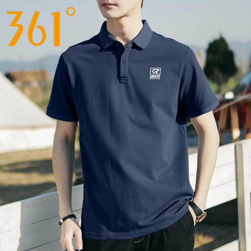 361翻领运动t恤男2026夏季新款透气polo衫361度男士健身跑步短袖