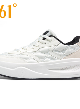 361度运动鞋女鞋2025秋季新款轻便减震休闲鞋厚度增高板鞋女6607