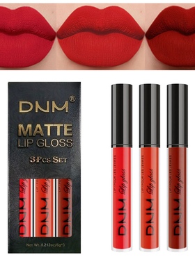 New 3pcs/set Liquid Lipstick Waterproof Long Lasting Cosmeti