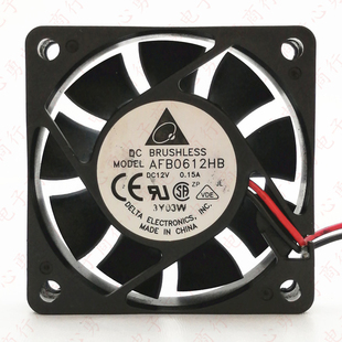6CM AFB0612HB 0.15A 12V 电源机箱滚珠散热风扇小风机 6015