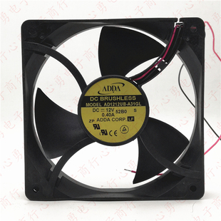 A31GL 12025 散热风扇 ADDA 风机 0.40A AD1212UB 12V 原装 12CM