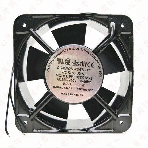 三协 FP-108EX-S1-S 15050 15CM 38W 220V 轴流风机铜线机柜风扇