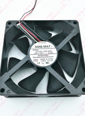 原装NMB 3610RL-05W-B39 9025 9cm 24V 0.13A 3线 变频器散热风扇