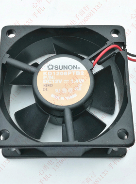 原装 SUNON KD1206PTB2 12V 1.4W 6CM 6025 静音电源机箱散热风扇