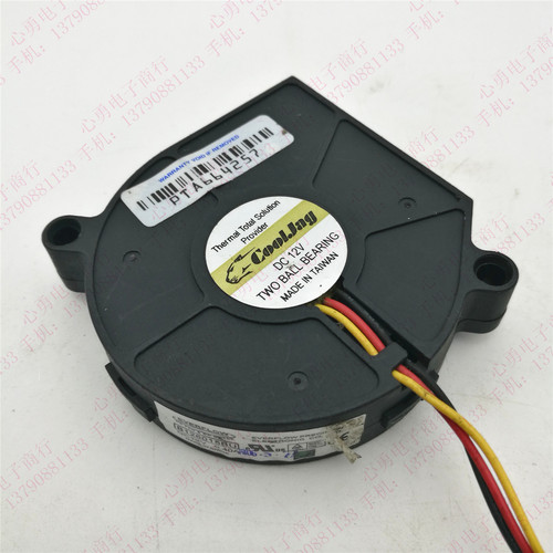EVERFLOW B126015BU 12V 0.4A 6cm CPU AMD一体机涡轮风扇 6015