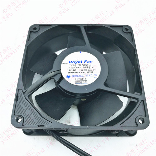 原装 Royal Fan TYPE TLS455C AC200V 16/14W FH1018 12038 风扇