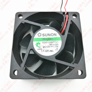 原装建准 KDE1206PTV1 12V 1.7W 1.8W 6025 6CM 机箱电源散热风扇