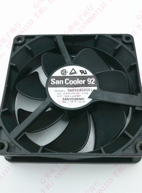 原装三洋 9A0924G4D01 9CM 24V 0.19A 9025 逆变频器机箱散热风扇